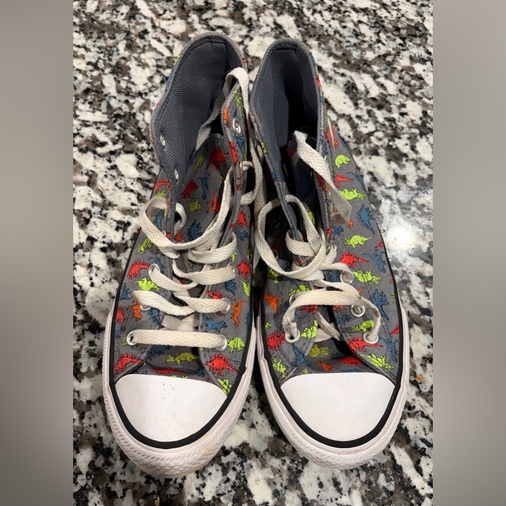 Converse Kids' Multicolor Dinosaur High-Tops - Picture 2 of 5